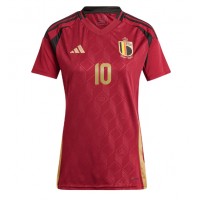 Camiseta Bélgica Romelu Lukaku #10 Primera Equipación para mujer Eurocopa 2024 manga corta